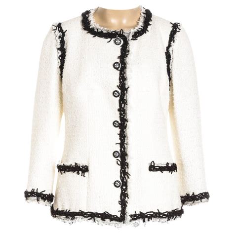 white tweed chanel jacket